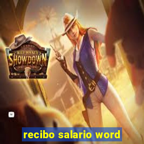 recibo salario word